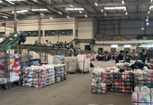 A Sharjah Clothes Recycling Plant