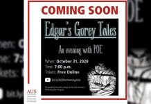 Performing Arts presents Poe-based monologues for Halloween