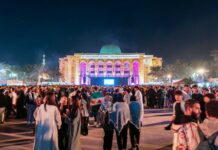 Security aids children lost in Global Day crowds